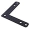 Hampton Hampton 12 in. H X 12 in. W X 3/16 in. D Black Steel Corner Plate 02-3411-405 - alternate 1